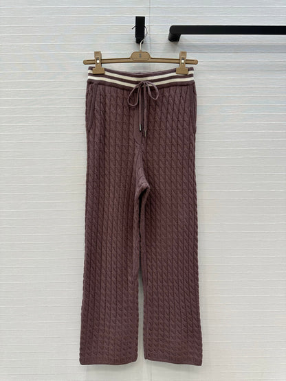 Brune 25fw knitted pants