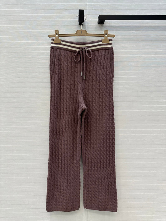 Brune 25fw knitted pants