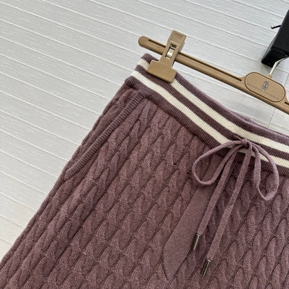 Brune 25fw knitted pants