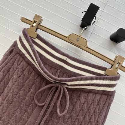 Brune 25fw knitted pants