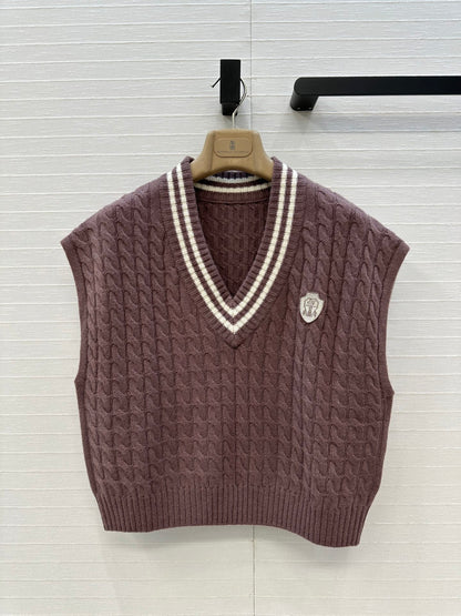 Brune 25fw knitted vest