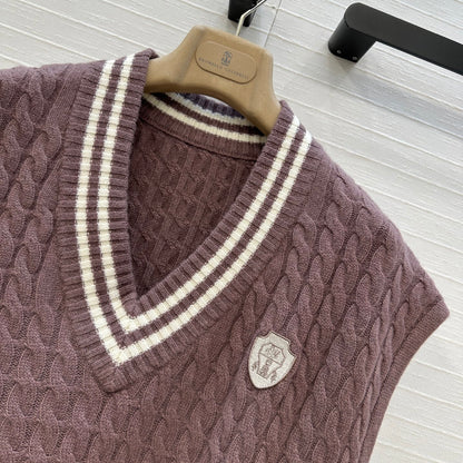 Brune 25fw knitted vest