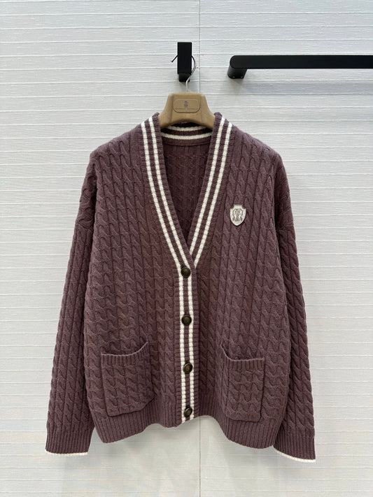 Brune 25fw knitted cardigan