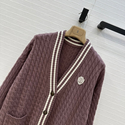 Brune 25fw knitted cardigan