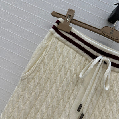 Brune 25fw knitted pants