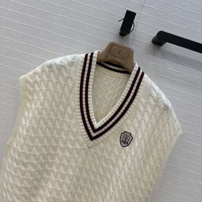 Brune 25fw knitted vest