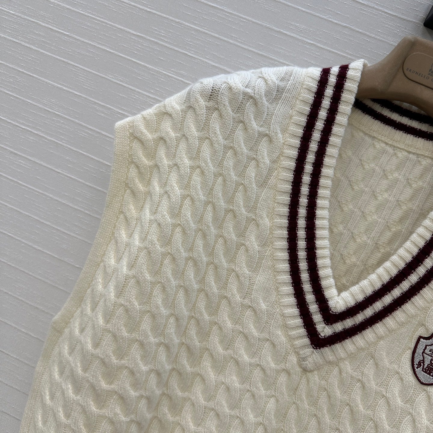 Brune 25fw knitted vest
