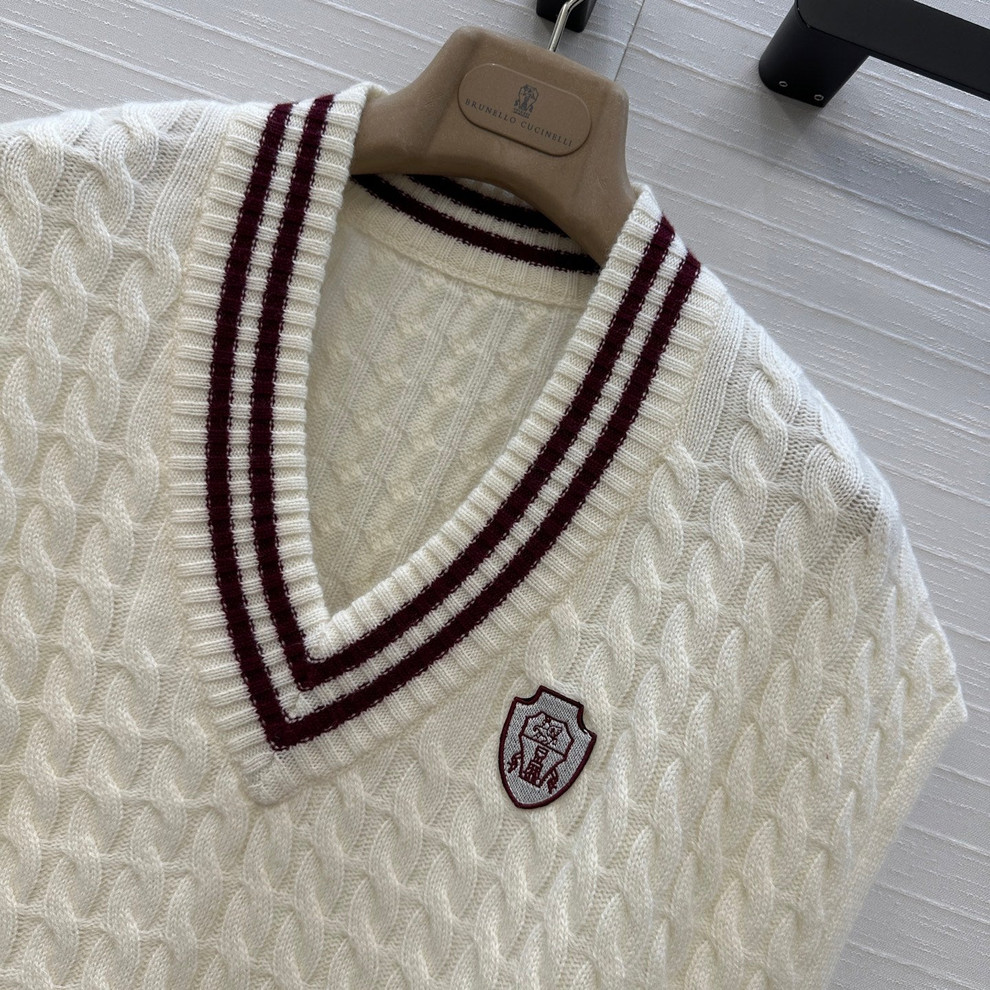 Brune 25fw knitted vest
