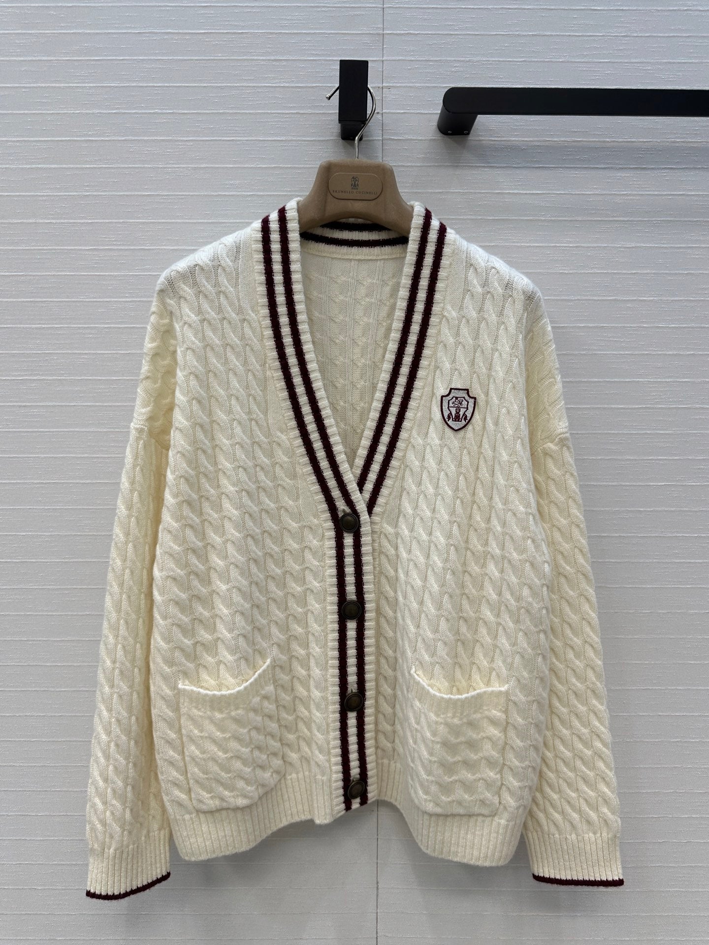 Brune 25fw knitted cardigan