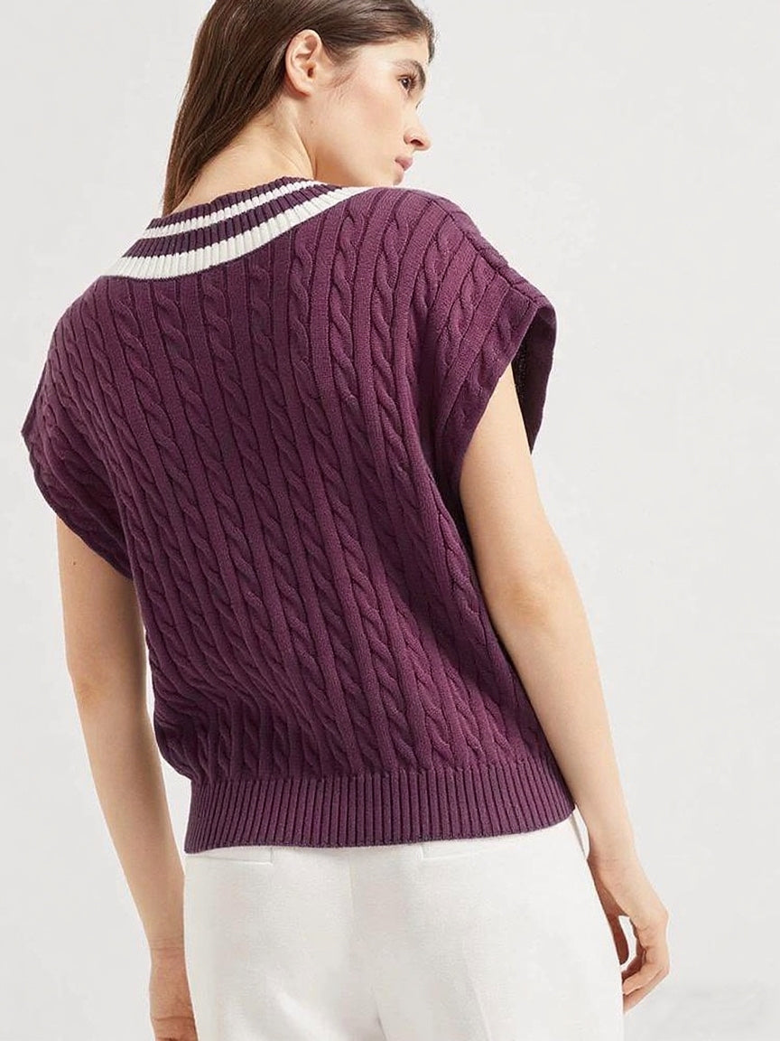Brune 25fw knitted vest
