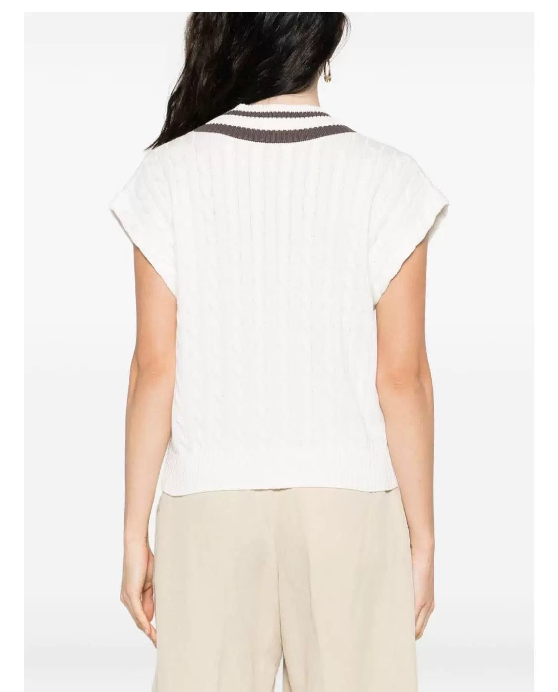 Brune 25fw knitted vest