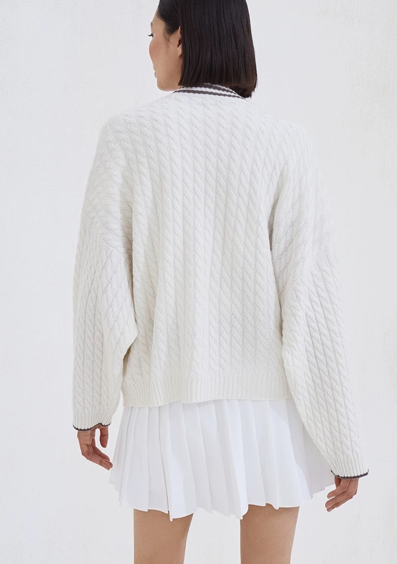 Brune 25fw knitted cardigan