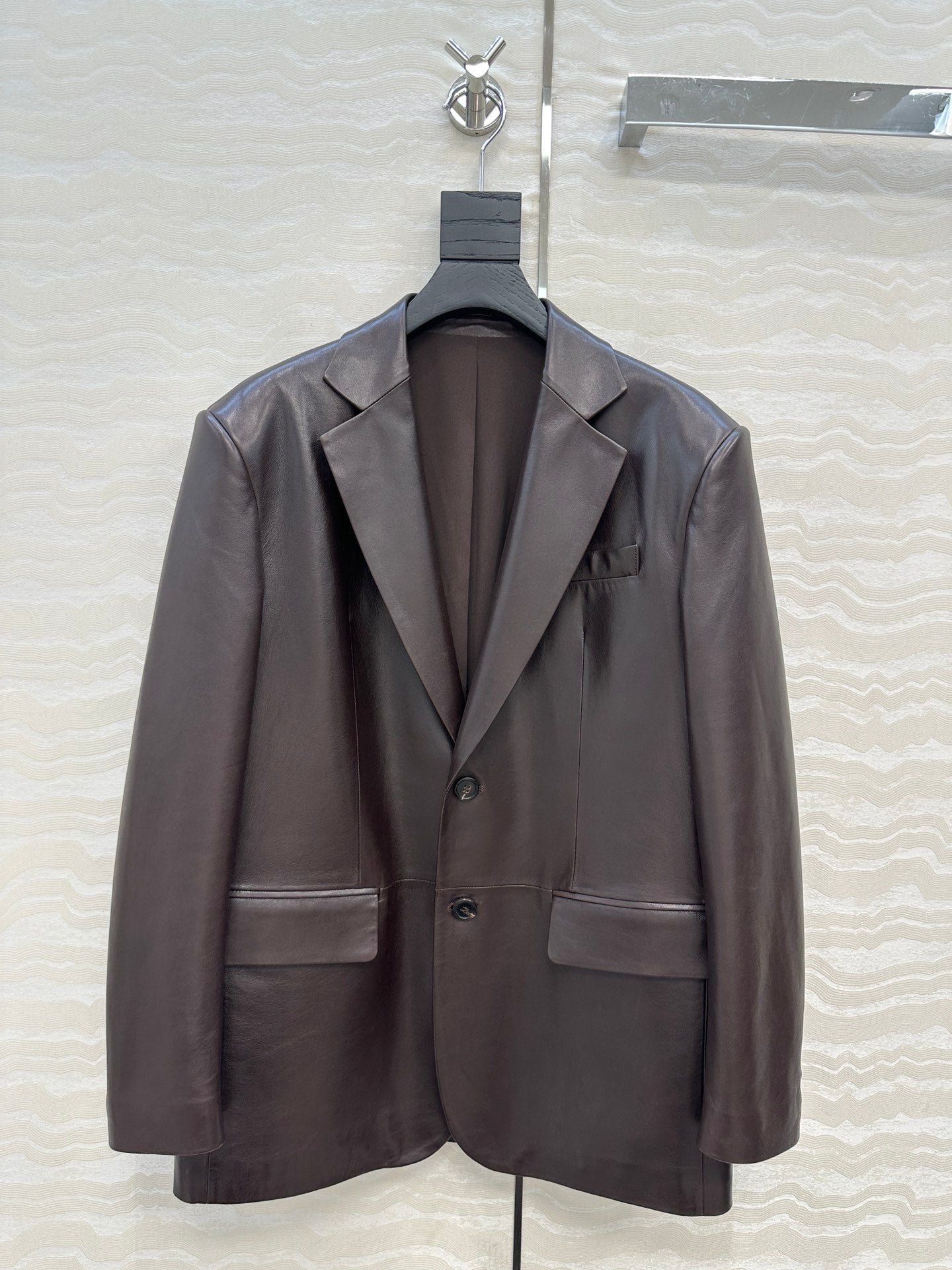 Saint 25fw leather jacket