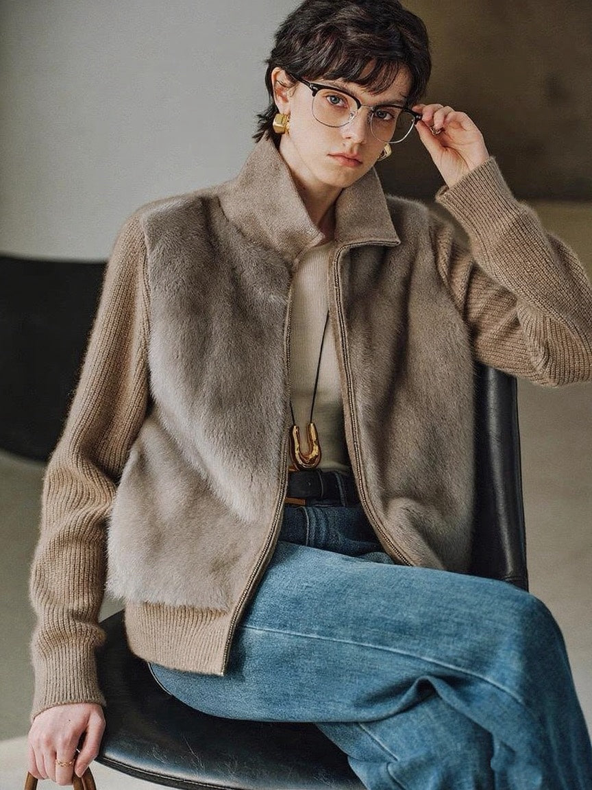 Loro 25fw mink jacket