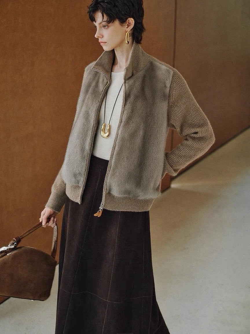 Loro 25fw mink jacket