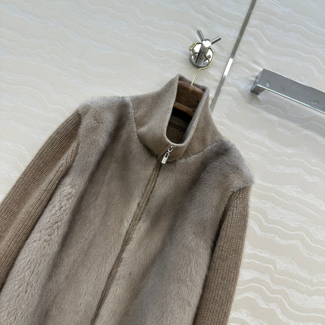 Loro 25fw mink jacket