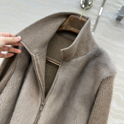 Loro 25fw mink jacket