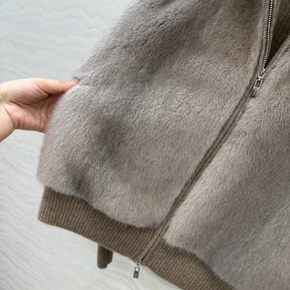 Loro 25fw mink jacket
