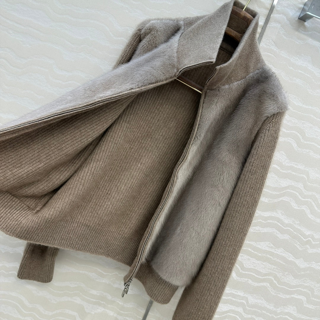Loro 25fw mink jacket