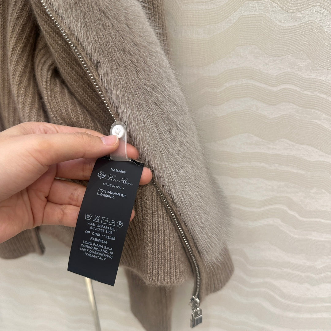 Loro 25fw mink jacket