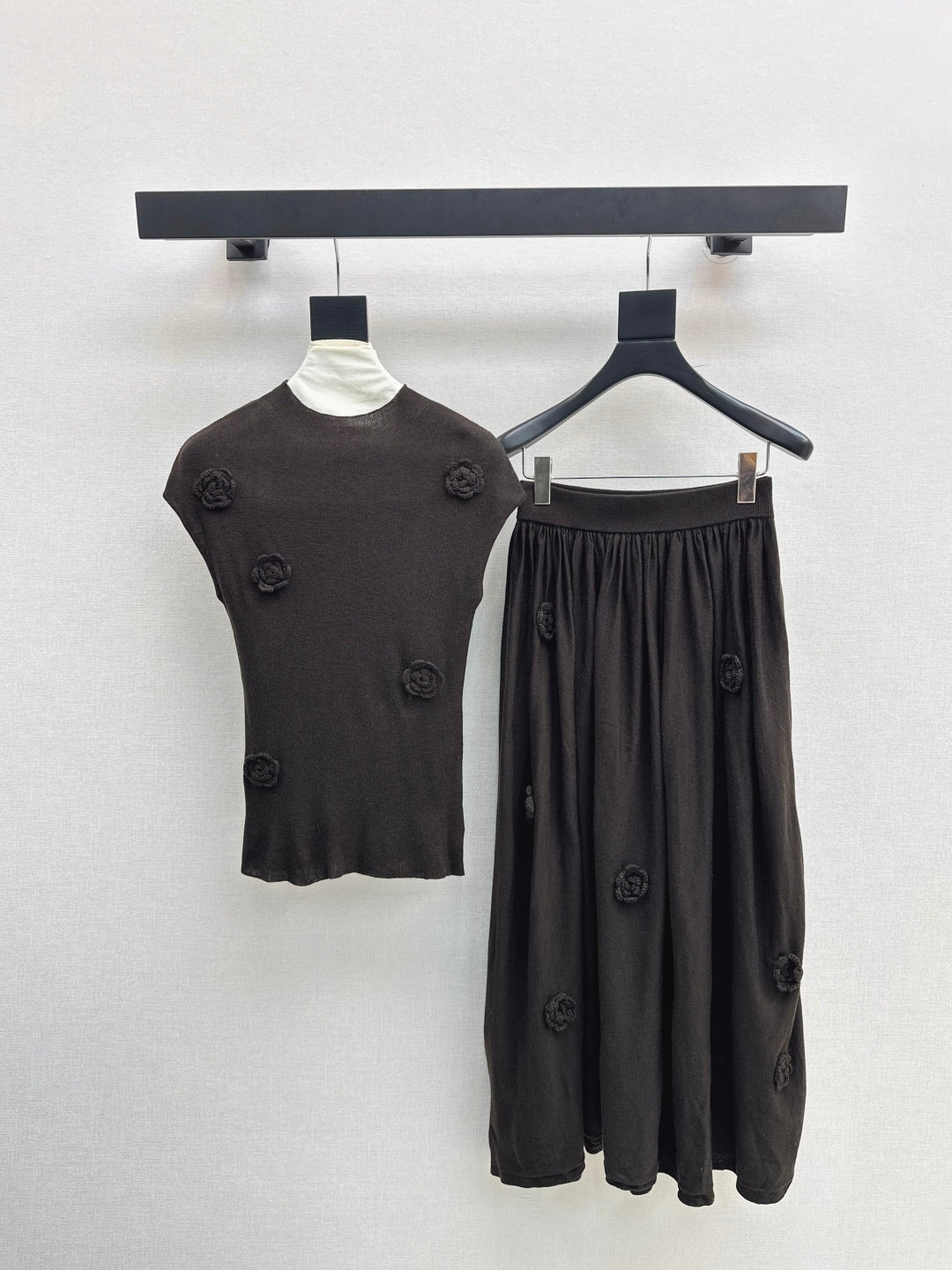 Chan 25fw knitted suit
