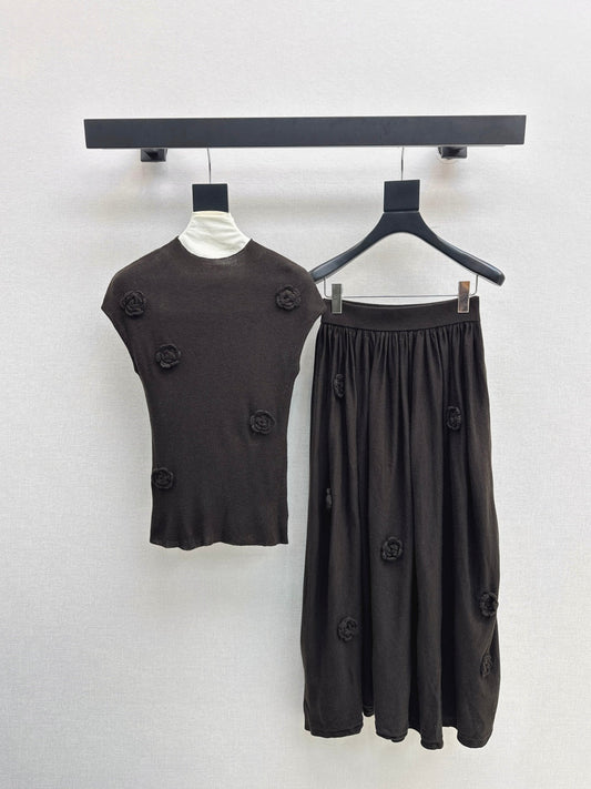Chan 25fw knitted suit