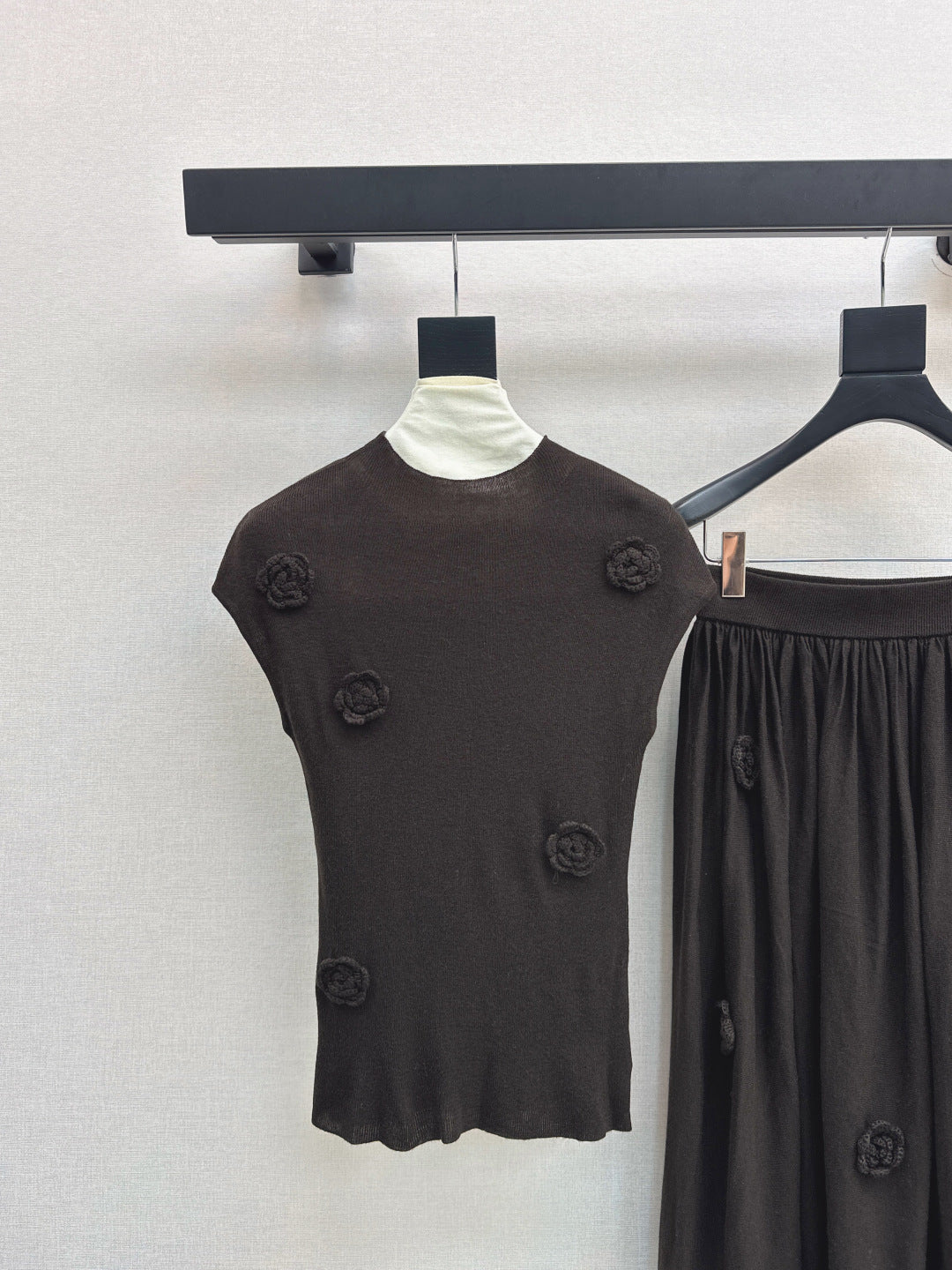 Chan 25fw knitted suit