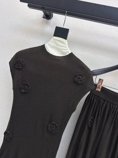 Chan 25fw knitted suit