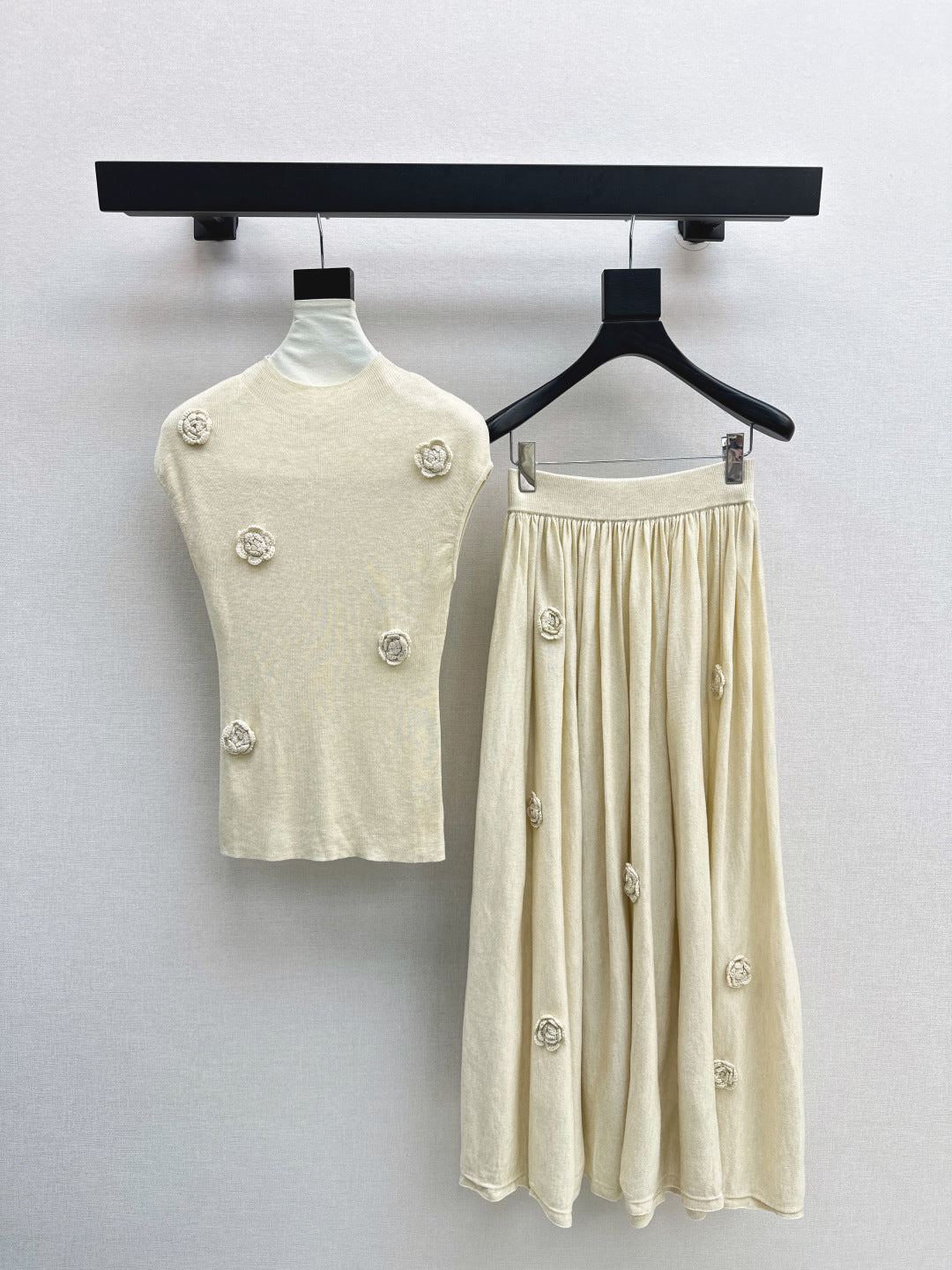Chan 25fw knitted suit