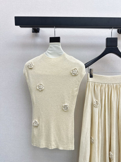 Chan 25fw knitted suit