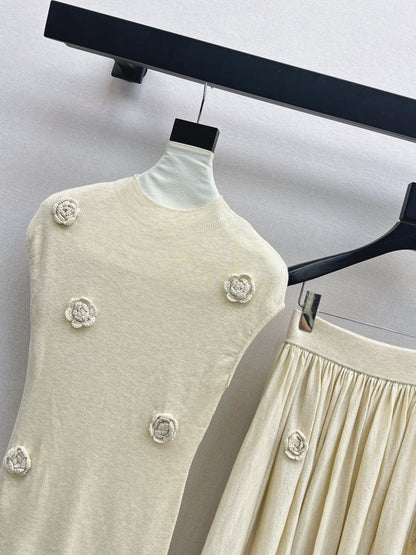 Chan 25fw knitted suit