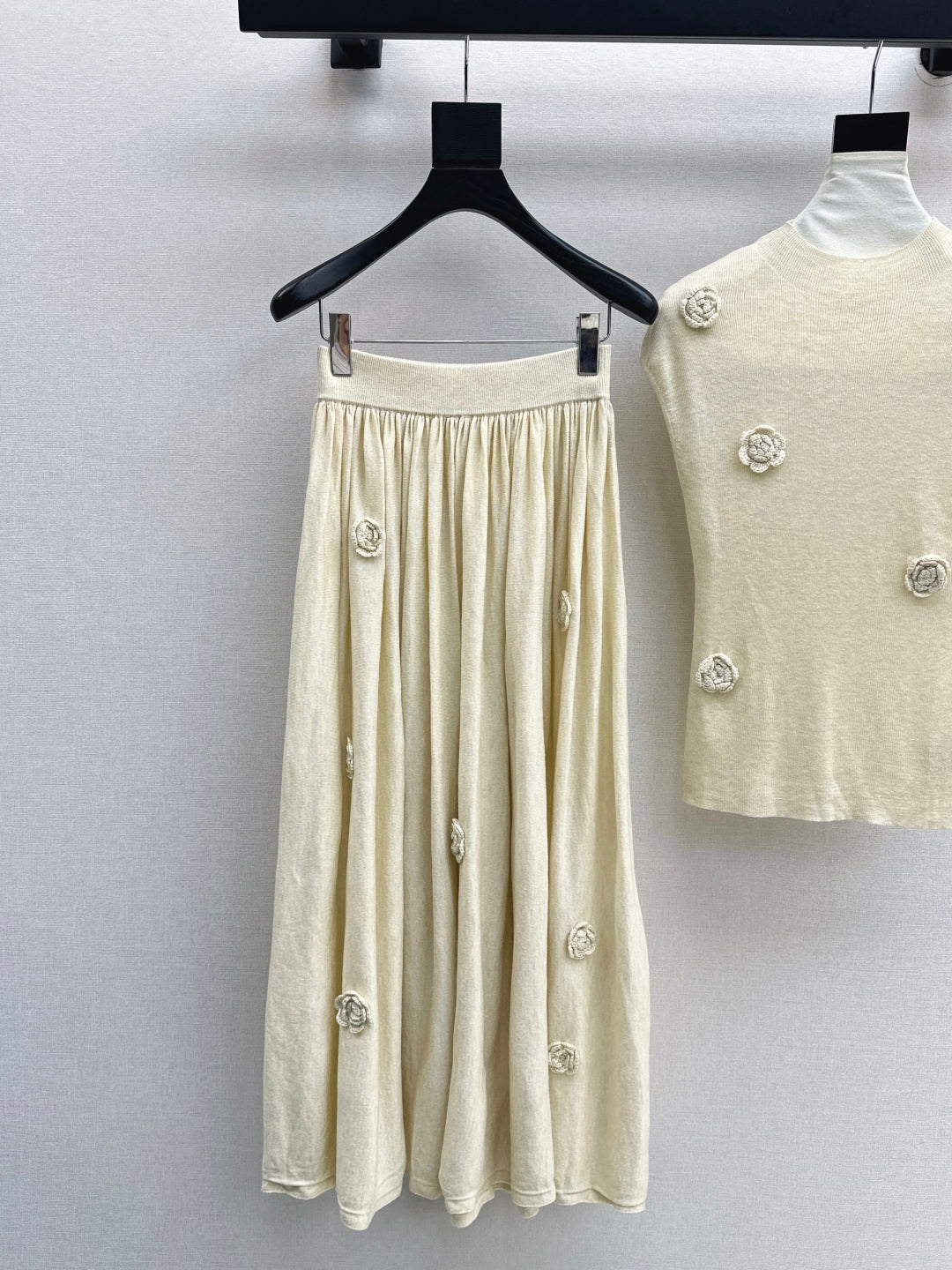 Chan 25fw knitted suit
