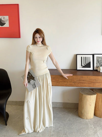 Chan 25fw knitted suit