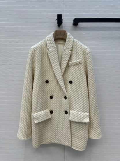 Brune 25fw knitted jacket