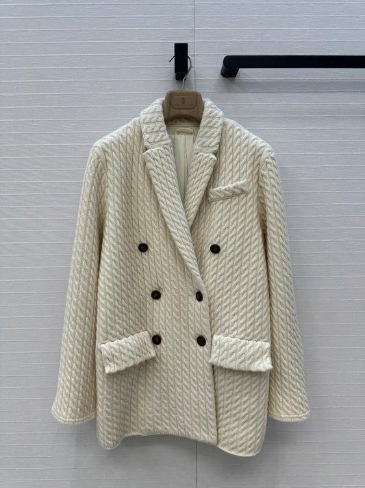 Brune 25fw knitted jacket