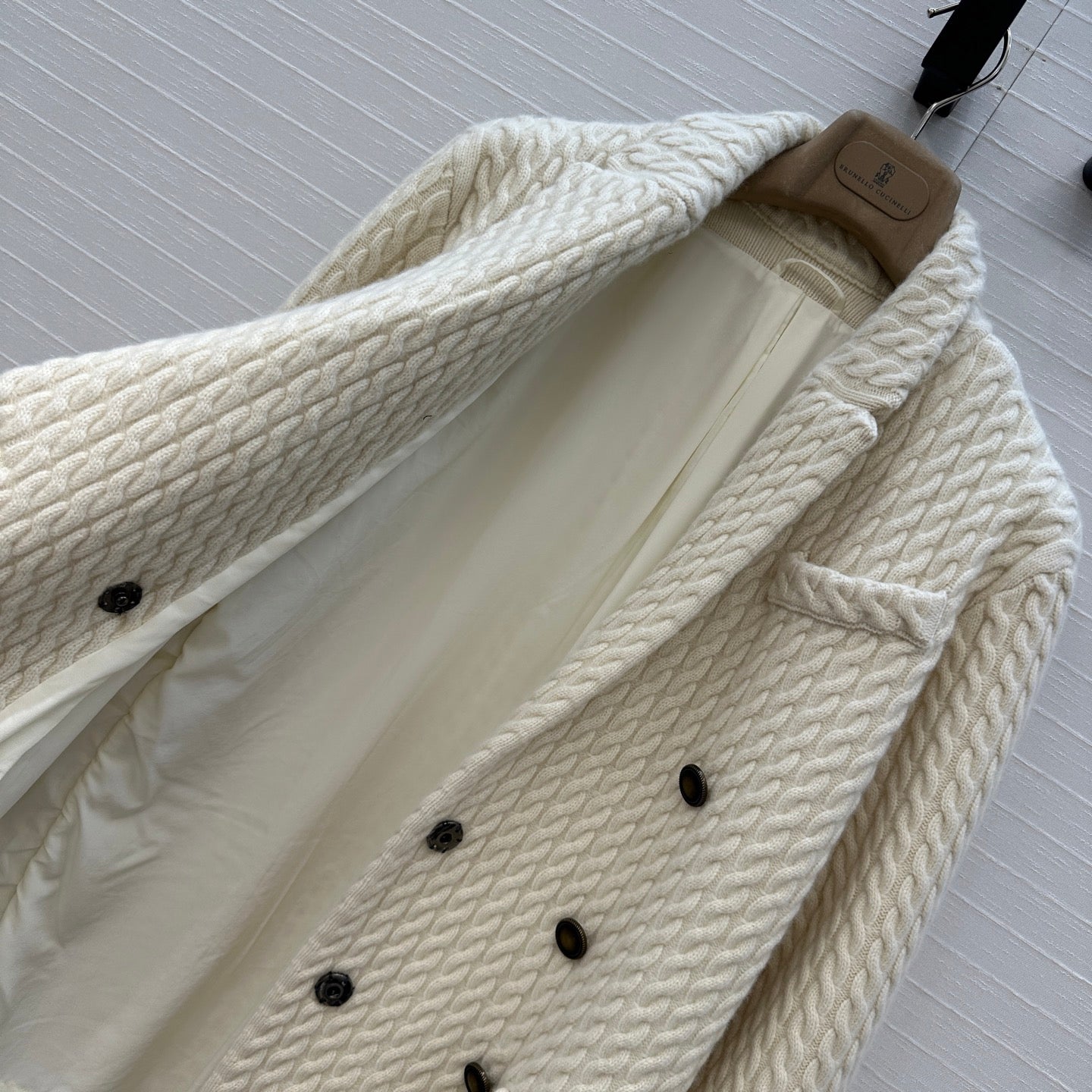 Brune 25fw knitted jacket