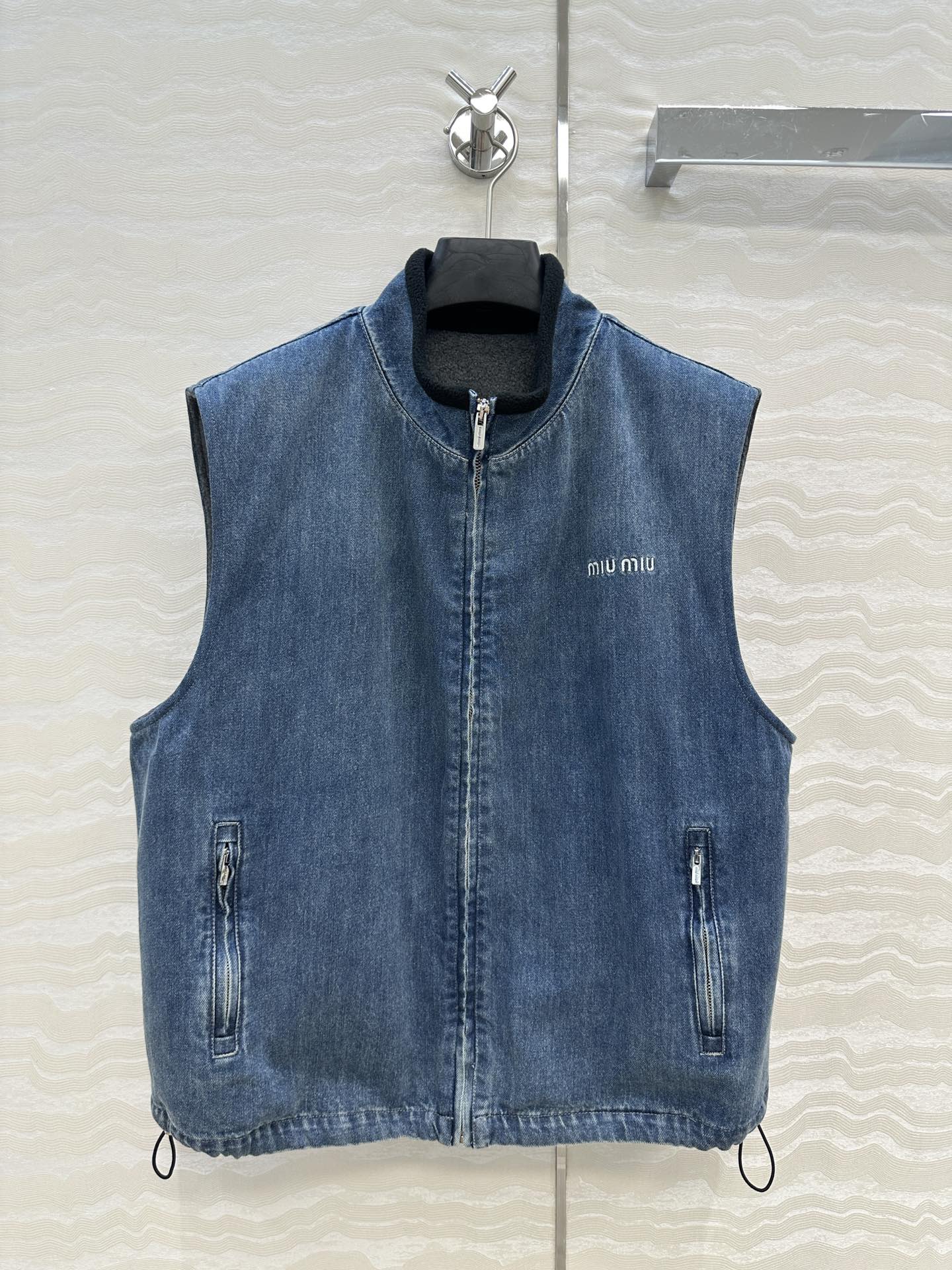 Miu 25fw denim vest
