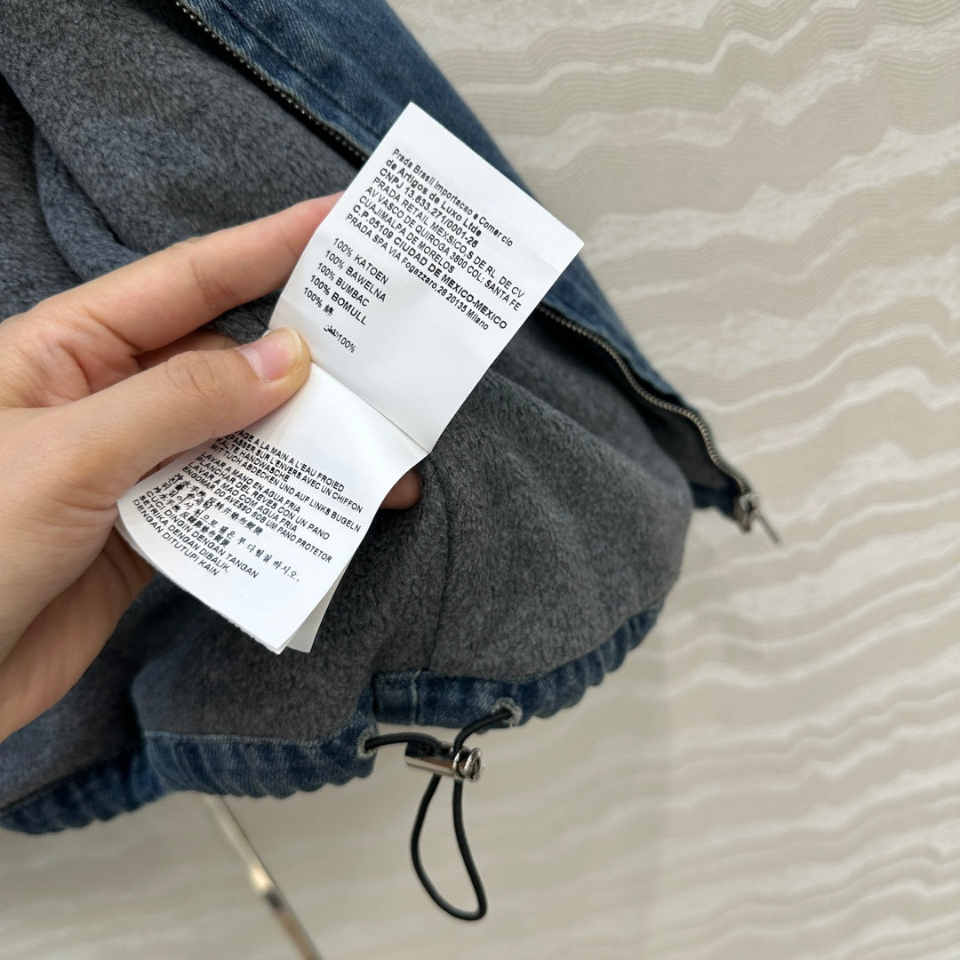 Miu 25fw denim vest