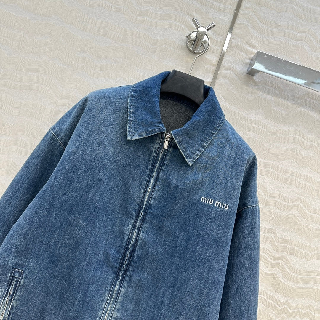 Miu 25fw denim jacket