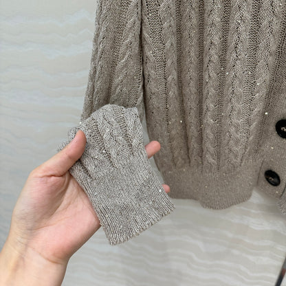 Brune 25fw knitted cardigan