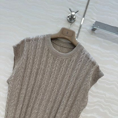 Brune 25fw knitted vest