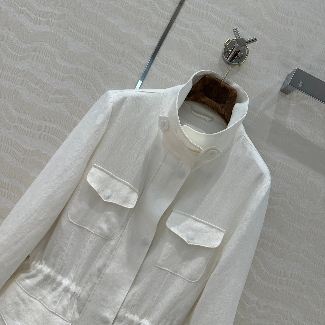 Loro 25fw linen jacket