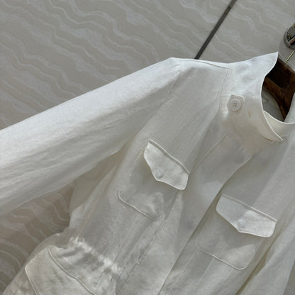 Loro 25fw linen jacket