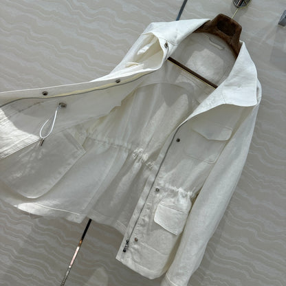 Loro 25fw linen jacket