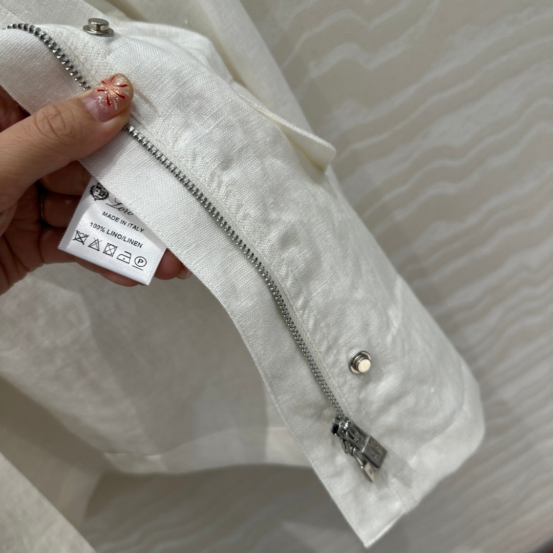 Loro 25fw linen jacket