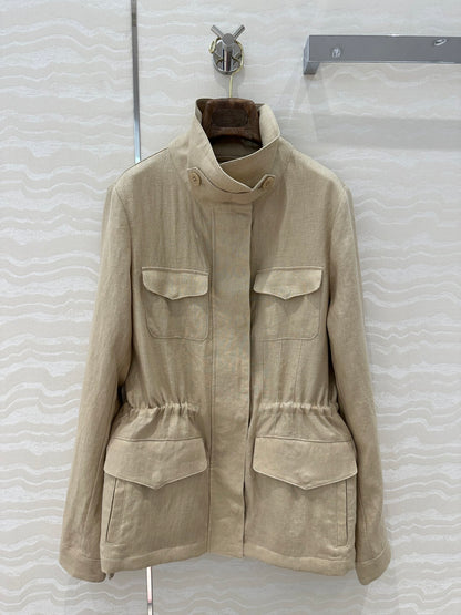 Loro 25fw linen jacket