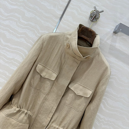 Loro 25fw linen jacket