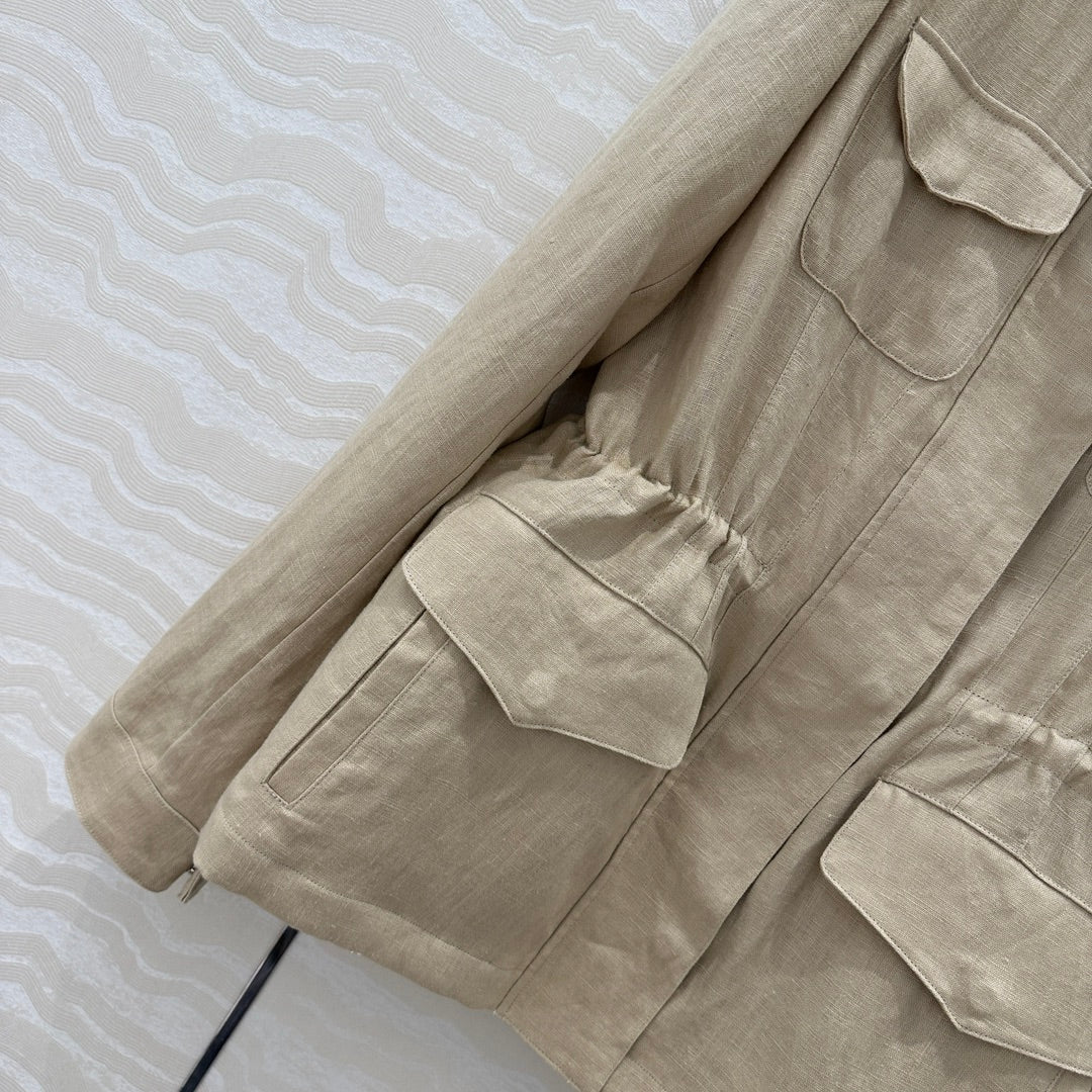 Loro 25fw linen jacket