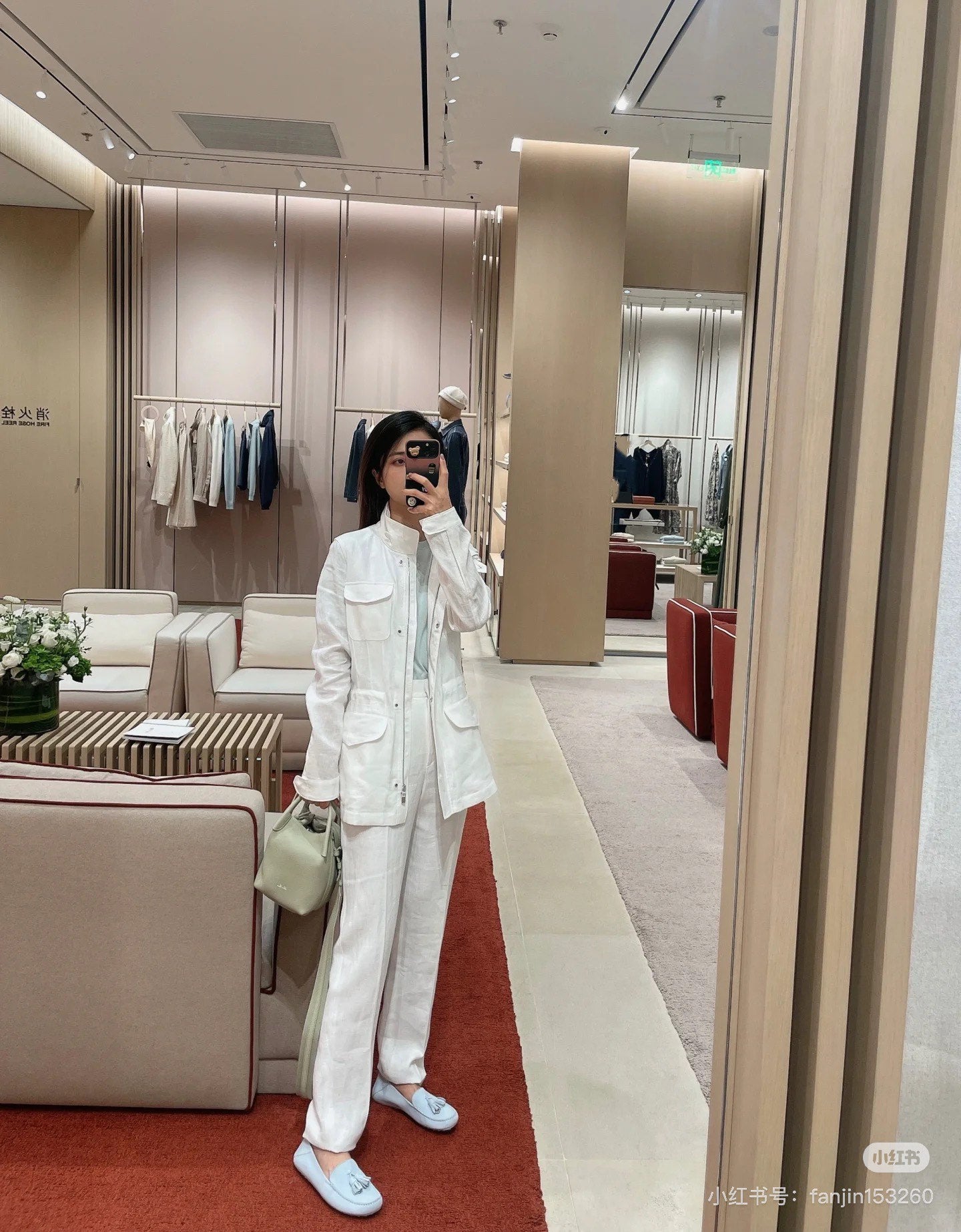 Loro 25fw linen jacket