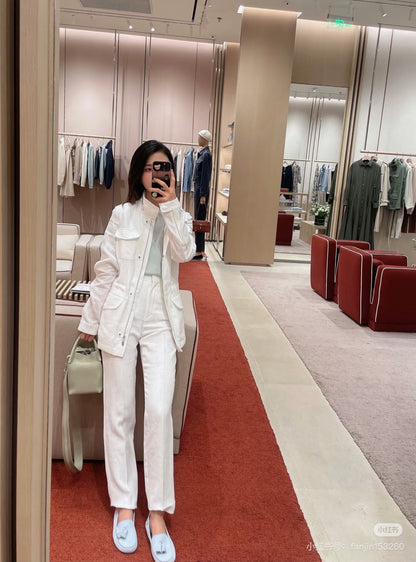 Loro 25fw linen jacket